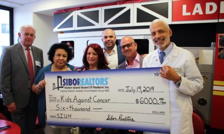 Staten Island Realtors Donate $15K  for Children with Cancer